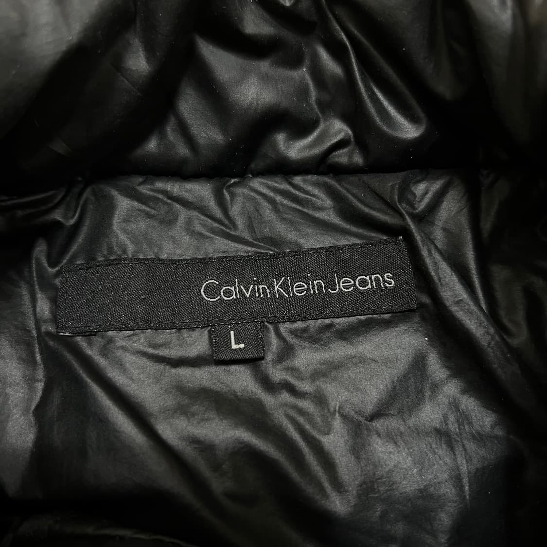 캘빈클라인 진스 덕다운 퀼팅 경량패딩 점퍼 [블랙] L/100 상품이미지5