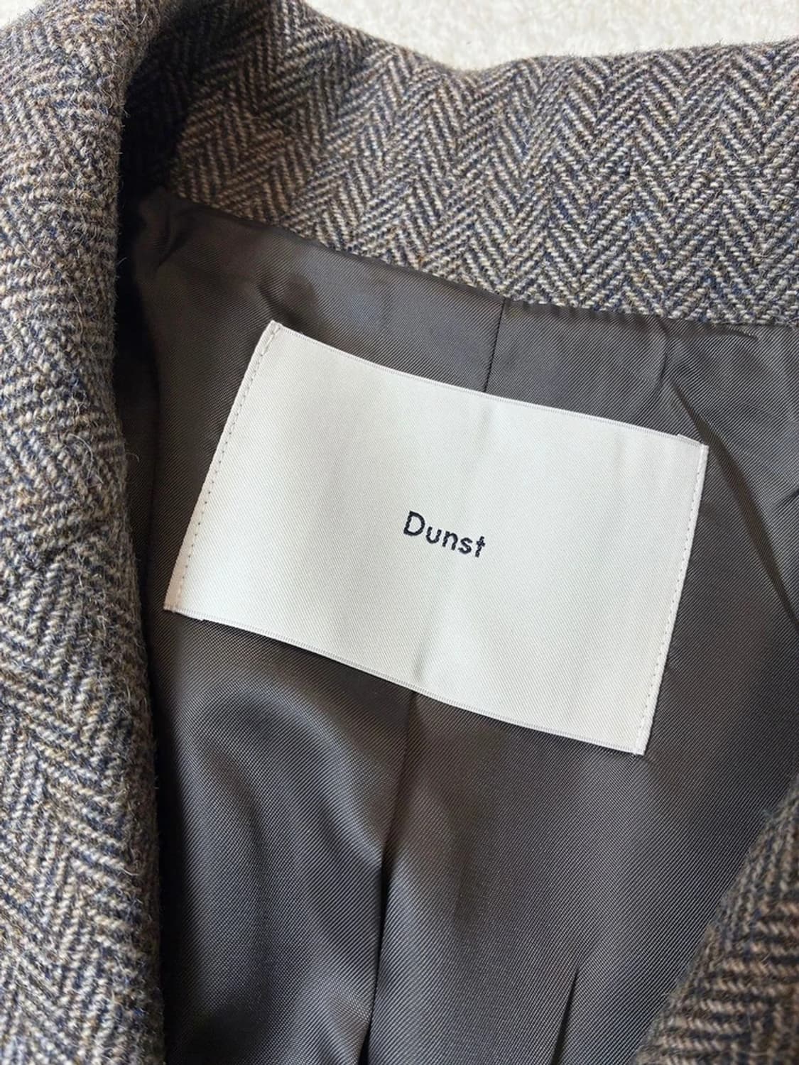 던스트 DUNST 테일러드 헤링본 더블 브레스트 코트 PN6671 상품이미지4