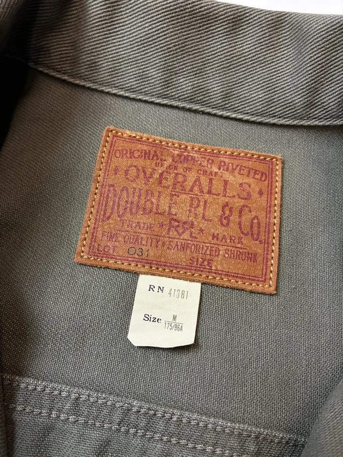 더블알엘 RRL 타입2 올리브 숏 트윌 자켓 PN5504    상품이미지6