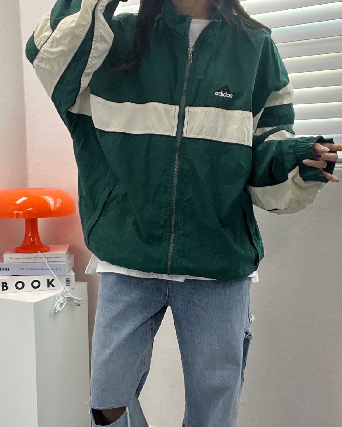 (XL)90'S 아디다스 바람막이-M852 상품이미지7