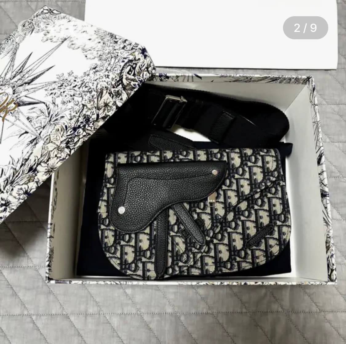 디올 오블리크 새들 파우치 백 (한정판) 상품이미지2