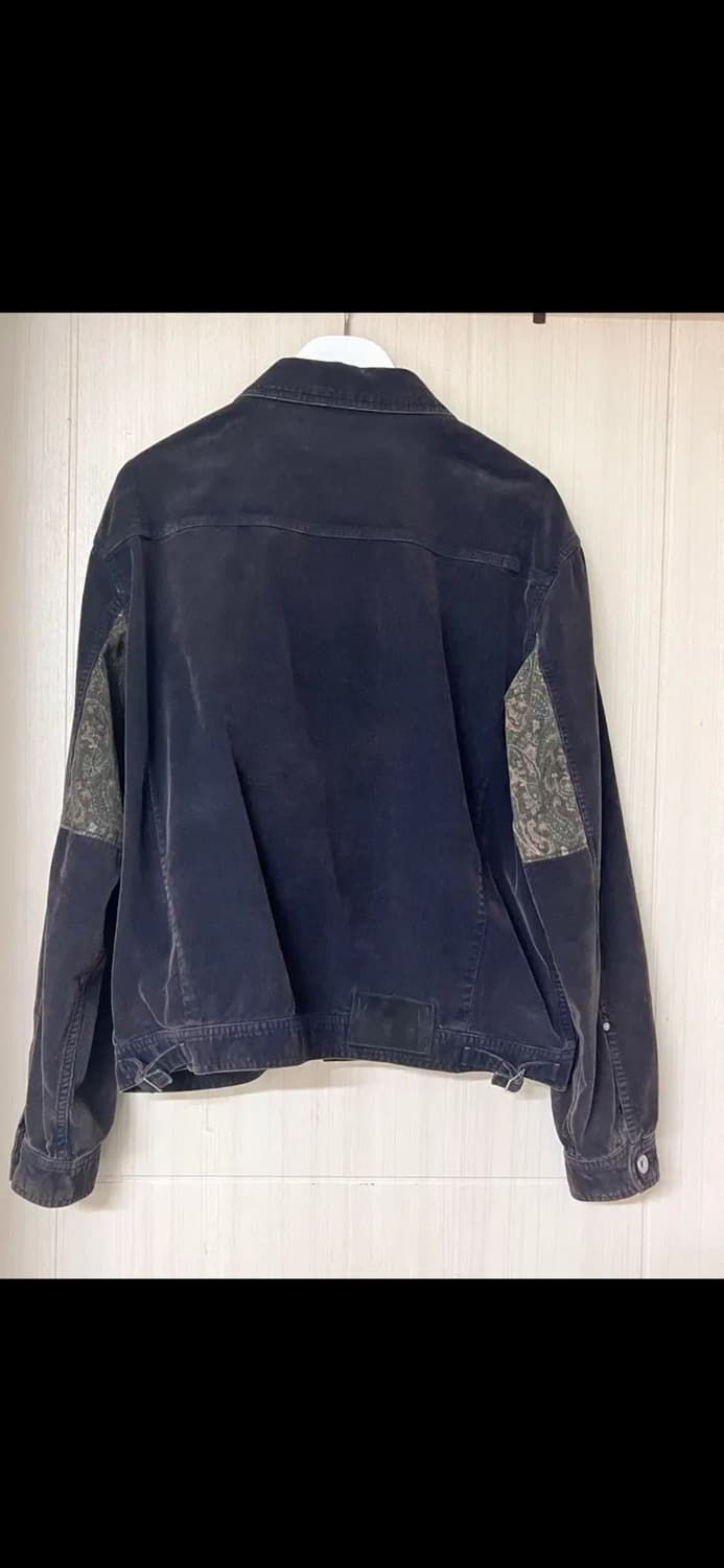 2) 26ss 폴리테루 페이즐리트러커 다크퍼플네이비 상품이미지2