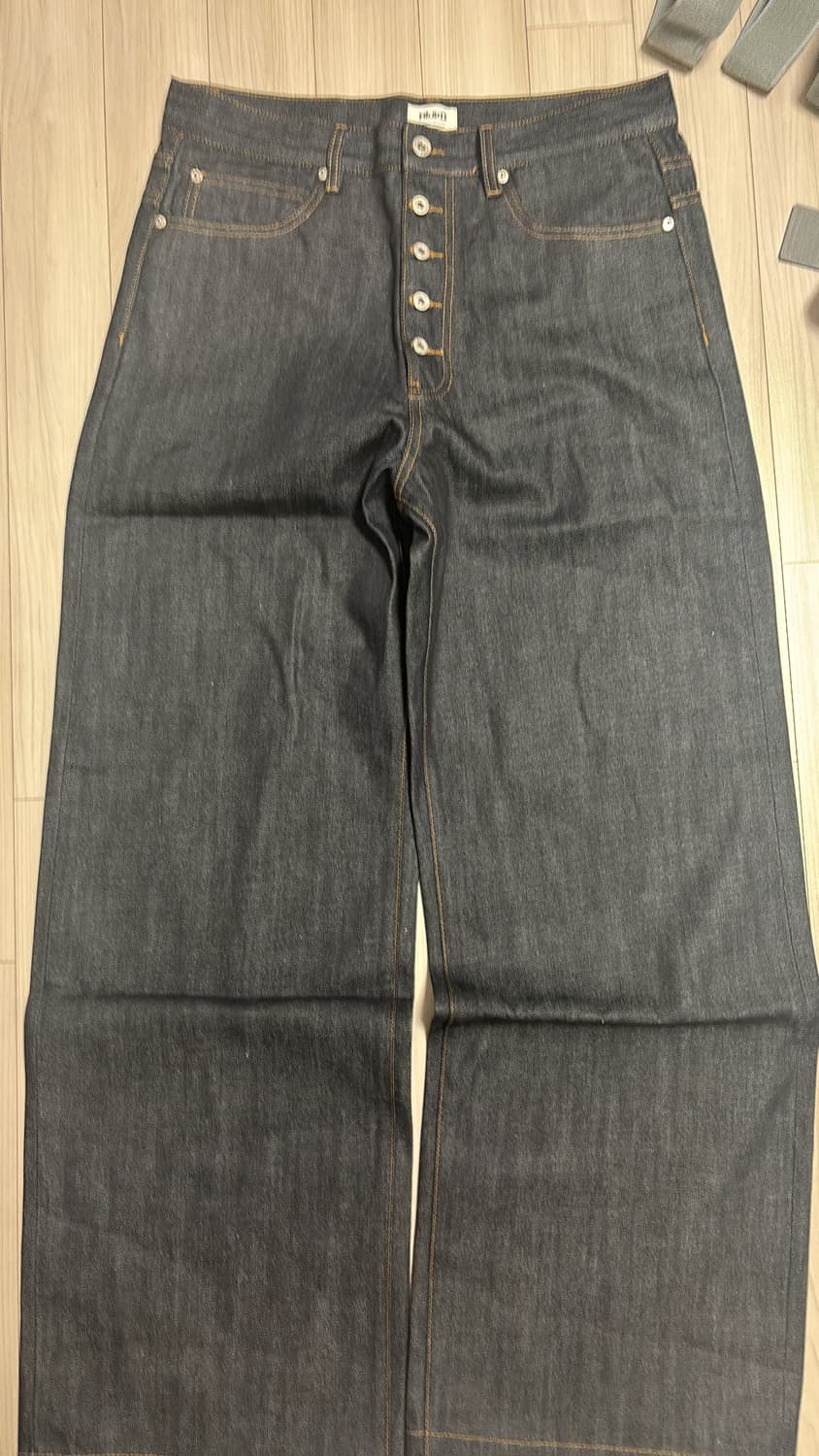 빈티지 5버튼 버튼 플라이 생지데님 XL 상품이미지2