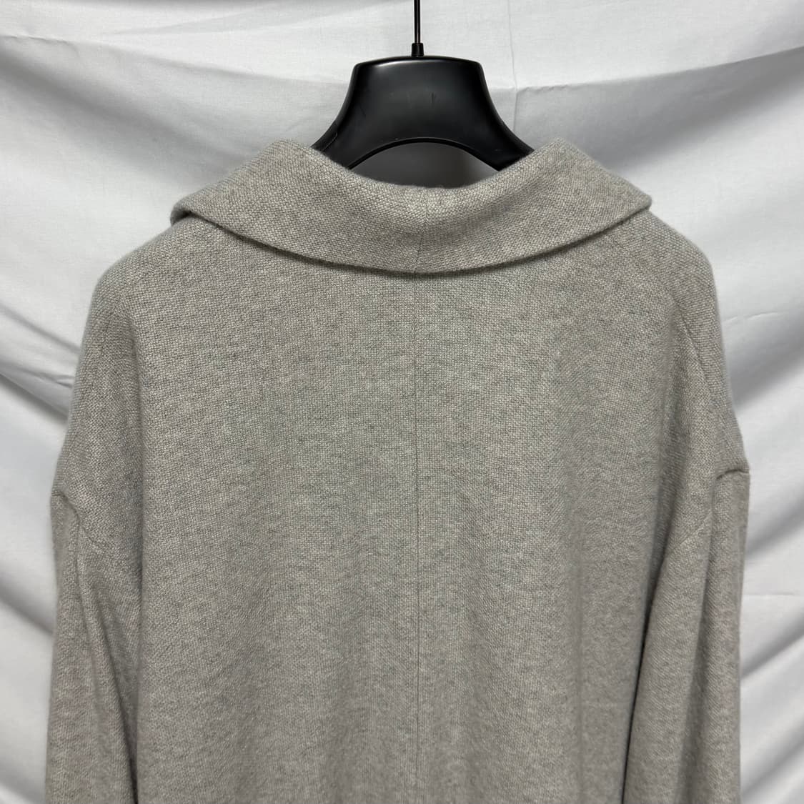 [S+급/L] 디올 캐시미어 니트 크롭 자켓 그레이 상품이미지6