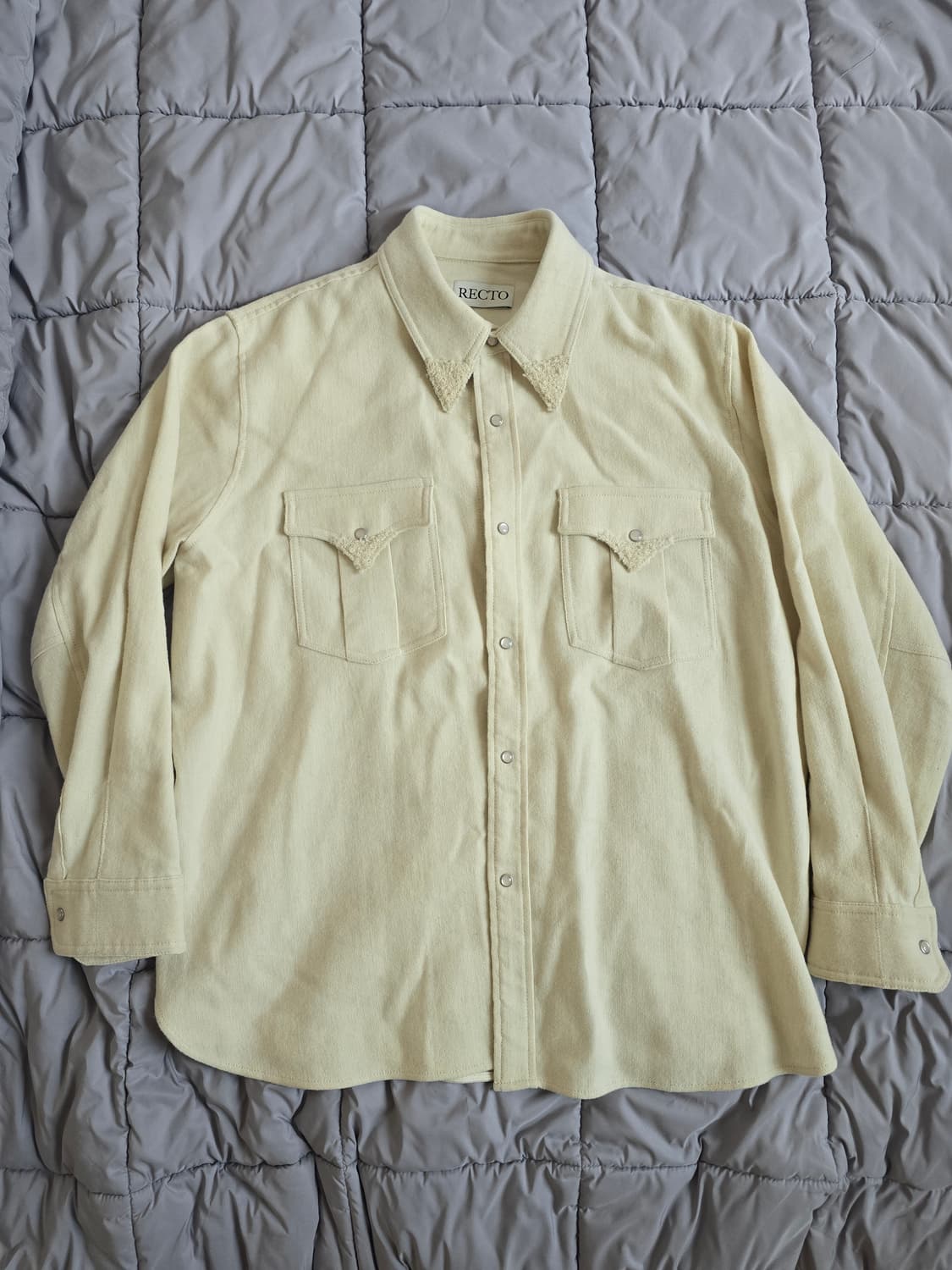 렉토 울 린넨 웨스턴셔츠 M 상품이미지1