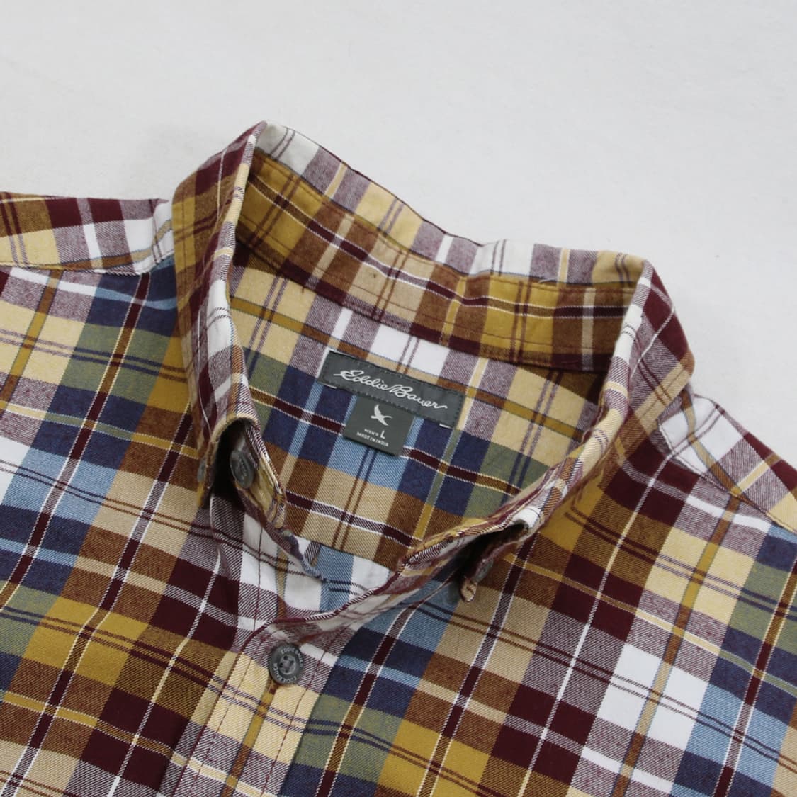 (착용컷) 에디바우어 체크 셔츠 (남성용 103) 상품이미지5