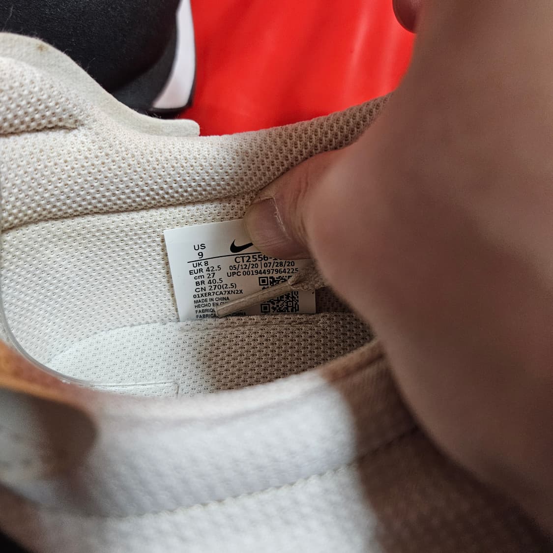 나이키(Nike) 데이브레이크 타입 No.354 화이트 270size 상품이미지8