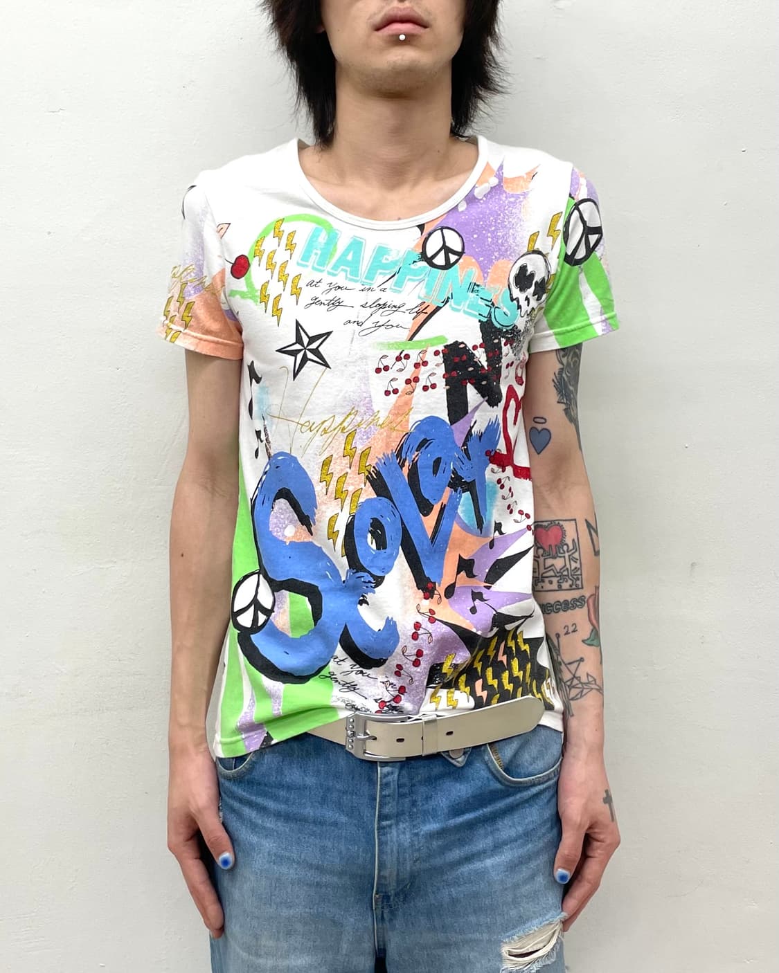 SOLAR Crazy Skull Multi-T-Shirt  상품이미지1