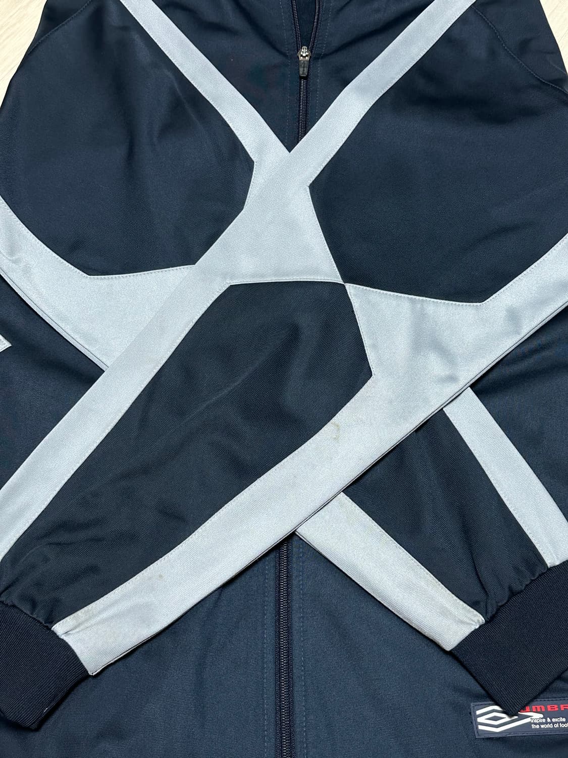 희귀) 엄브로 UMBRO 올드스쿨 백로고 배색 트랙탑 져지 상품이미지8