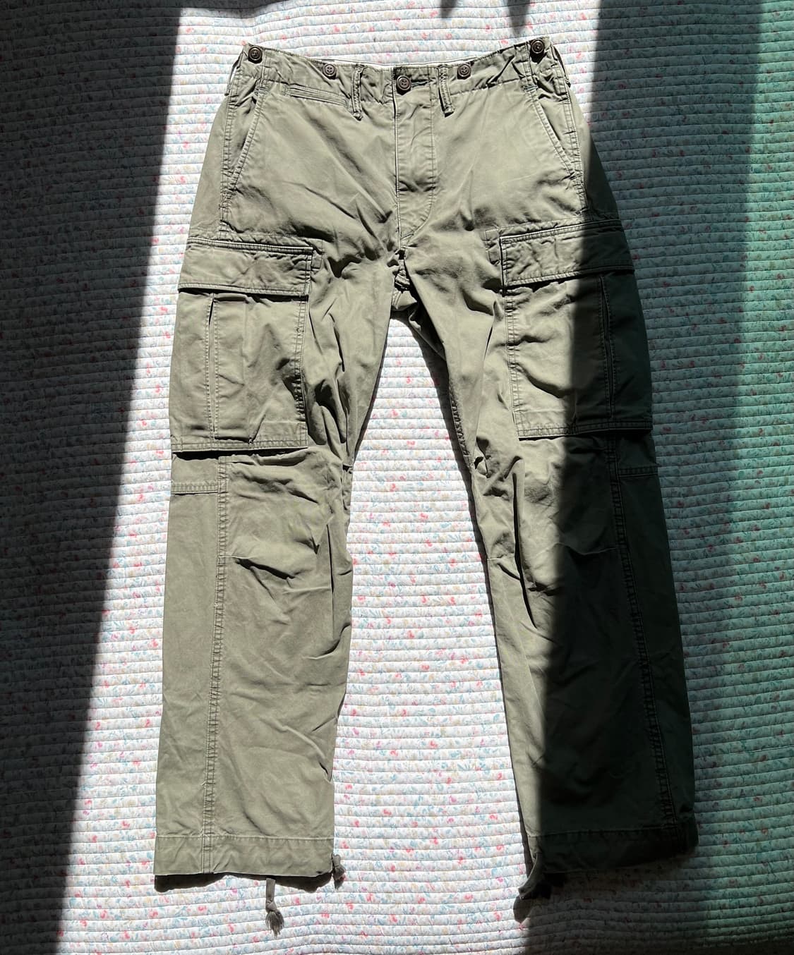 RRL 더블알엘 서플러스 포플린 카고 팬츠 올리브 29x30 상품이미지4