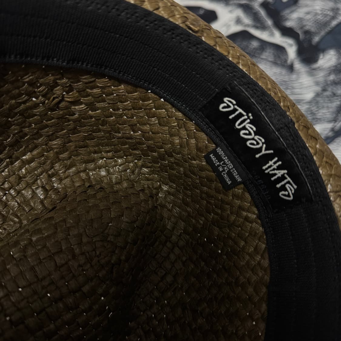 스투시 라피아햇 밀짚모자 페도라 상품이미지6