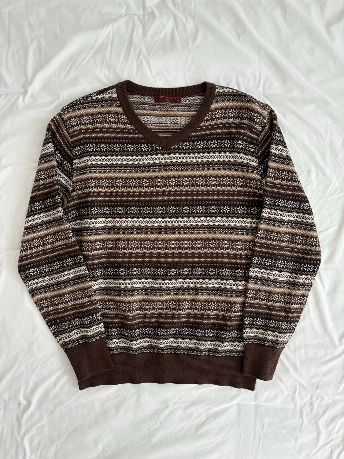 nordic pattern knit 노르딕 패턴 니트 상품이미지1