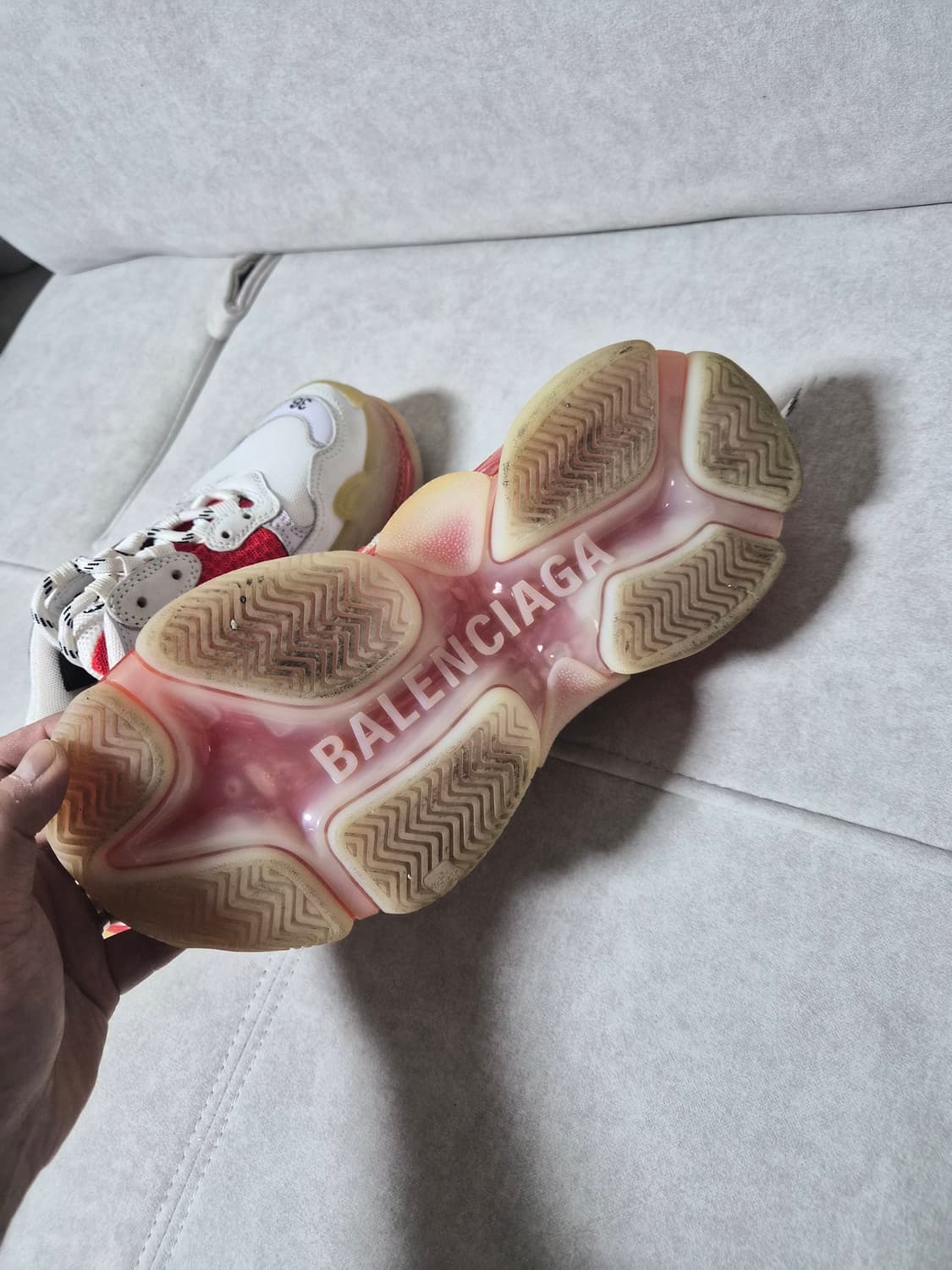 발렌시아가 트리플s 클리어 솔 상품이미지5