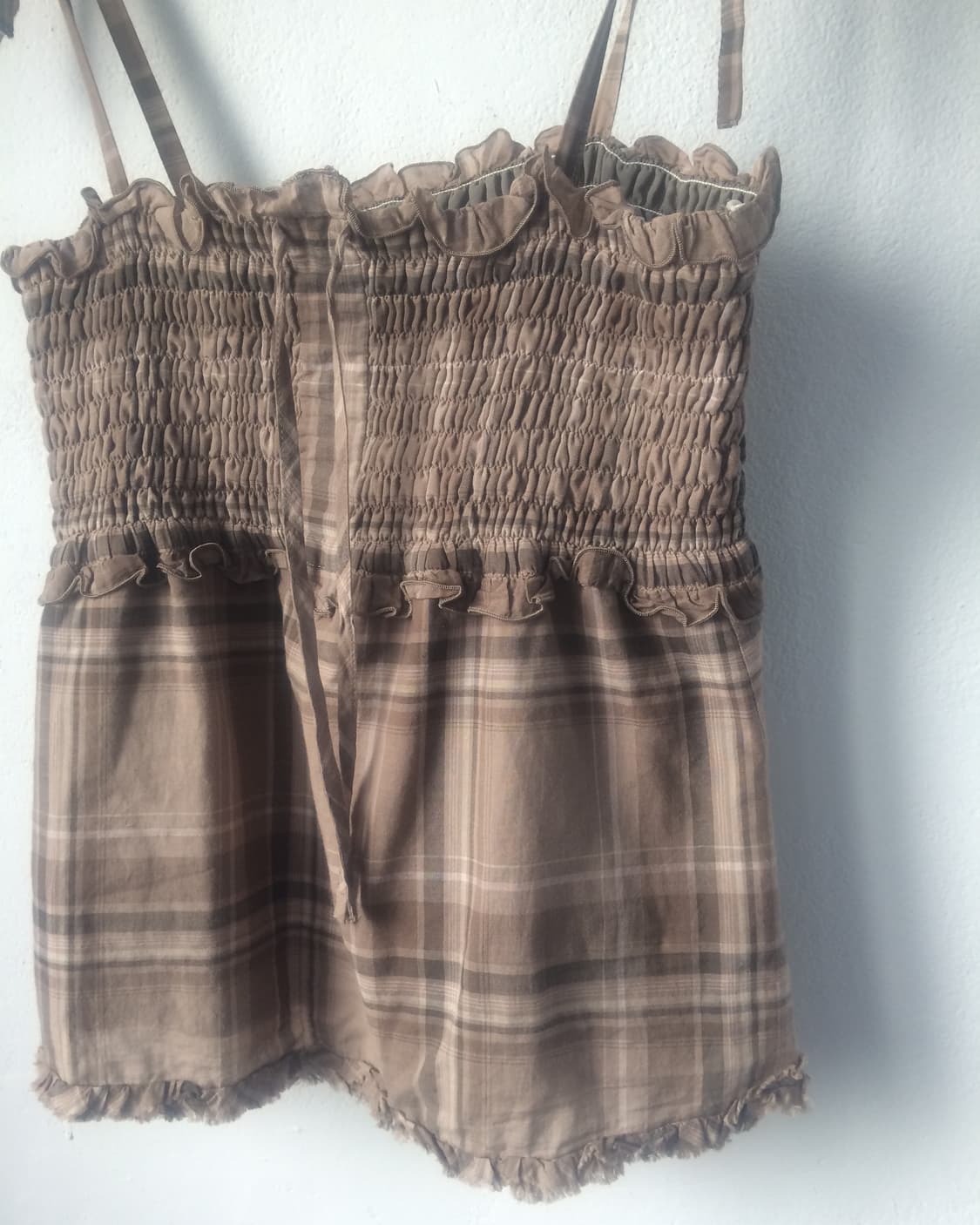 Check pattern sleeveless 상품이미지4