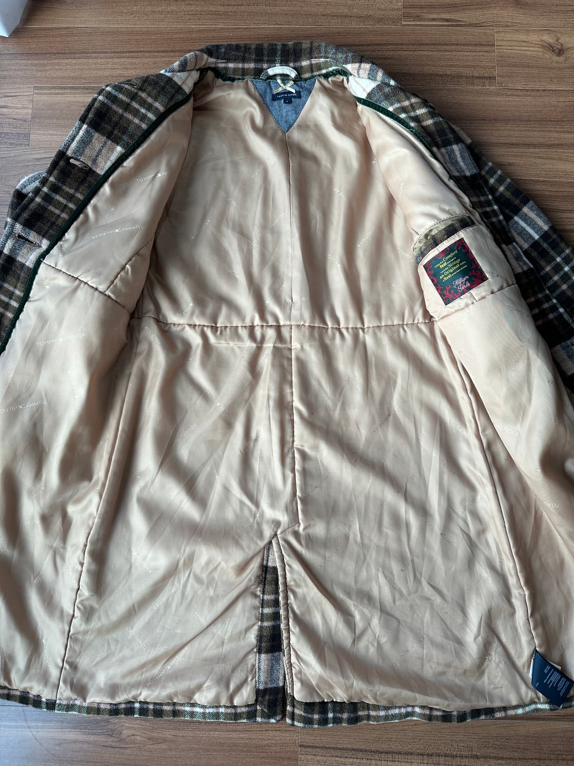 타미힐피거 걸스 체크 코트 16(85) 상품이미지8