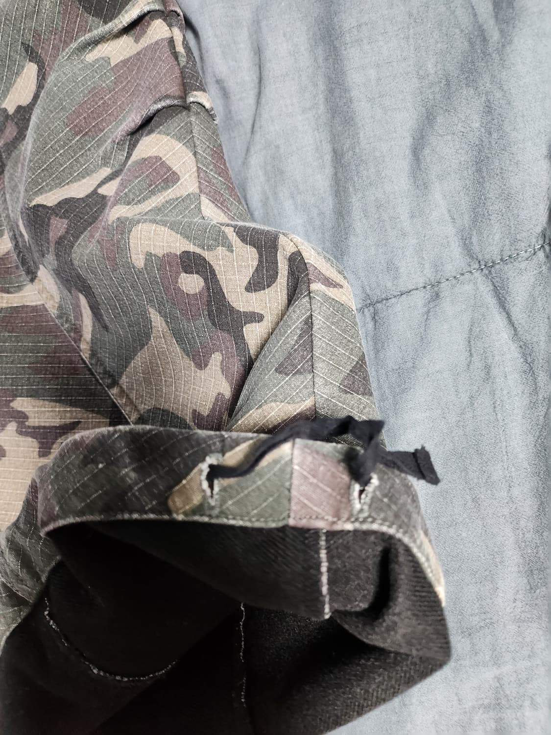 브라운 브레스 카고 카모 바지 사이즈 L 상품이미지5