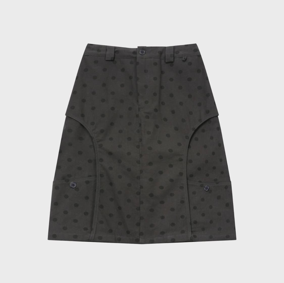 라세레모니 DOT PATTERN SKIRT / BLACK 상품이미지1