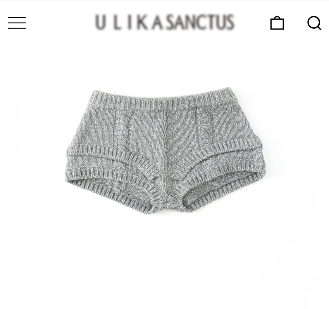 울리카 상투스 니트 숏팬츠 상품이미지1
