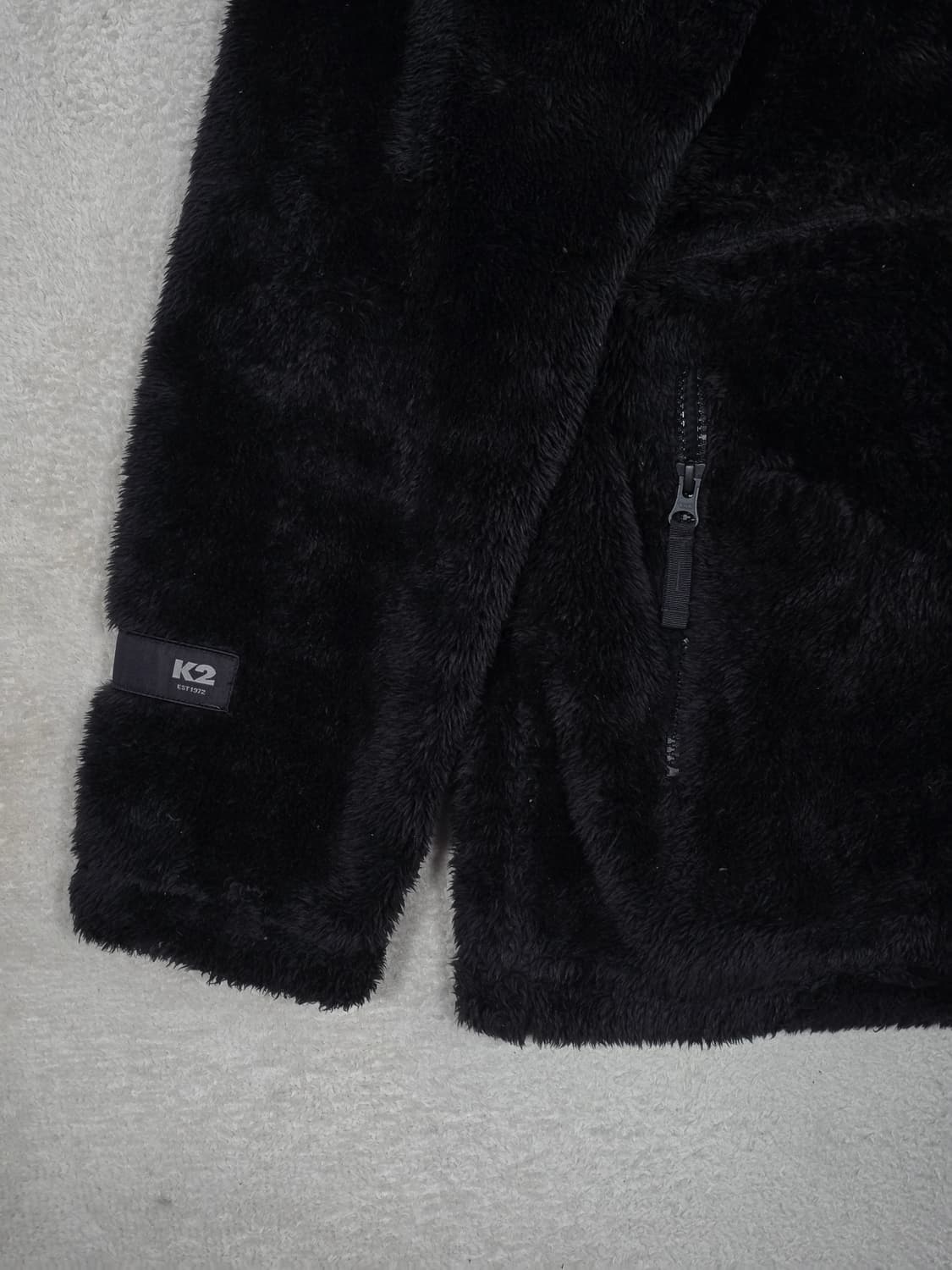 K2 21FW 후리스 후드 집업 자켓 블랙 105사이즈 상품이미지4
