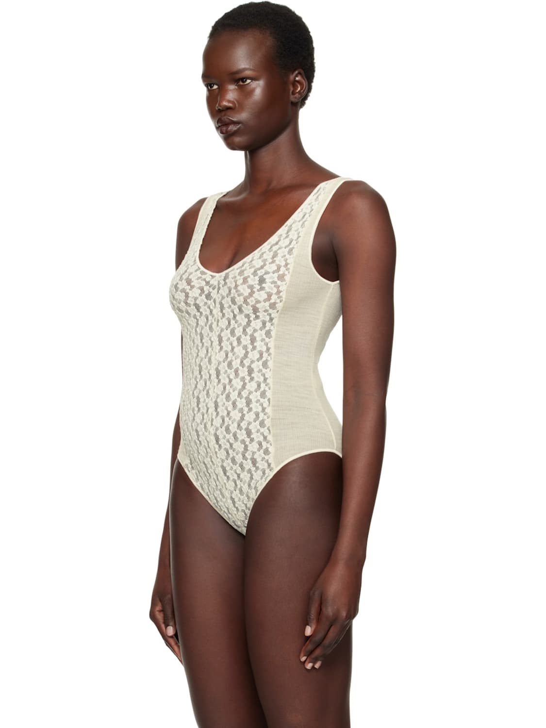 Baserange cotton lace bodysuit xs 베이스레인지 상품이미지3