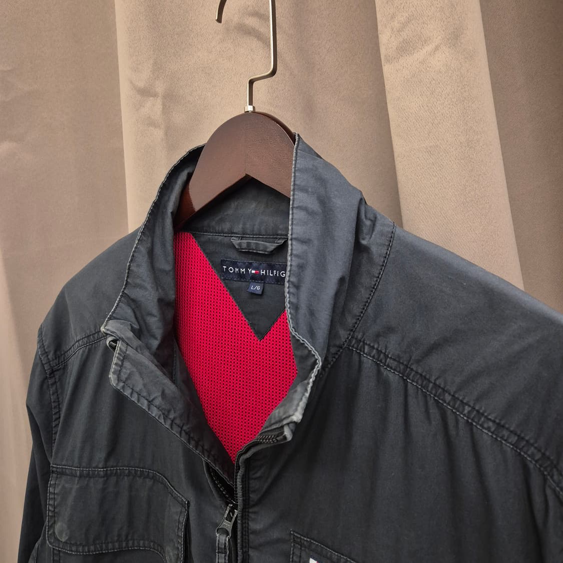 빈티지 타미힐피거 블랙 자켓 L 상품이미지2