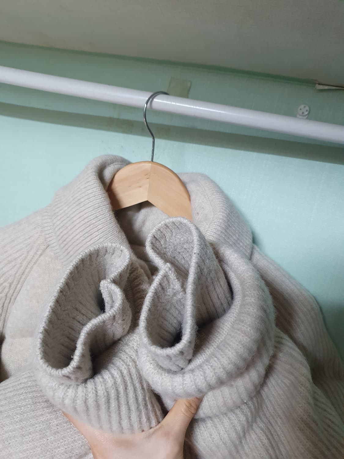 우마뭉 니트 패딩 점퍼 M 상품이미지9