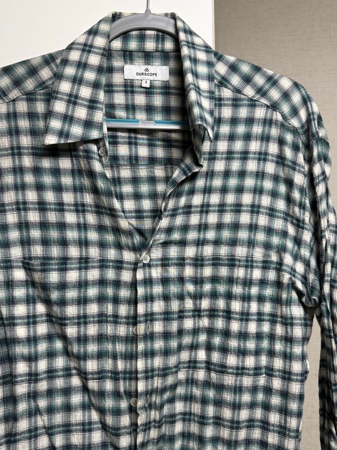 OURSCOPE button shirt 상품이미지3