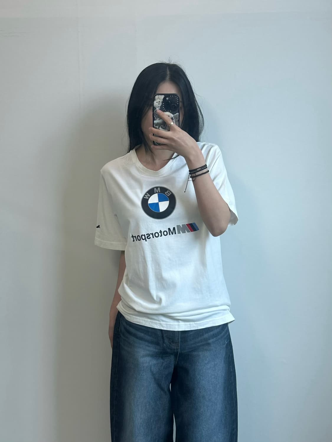 푸마 BMW 화이트 반팔 티셔츠 상품이미지1