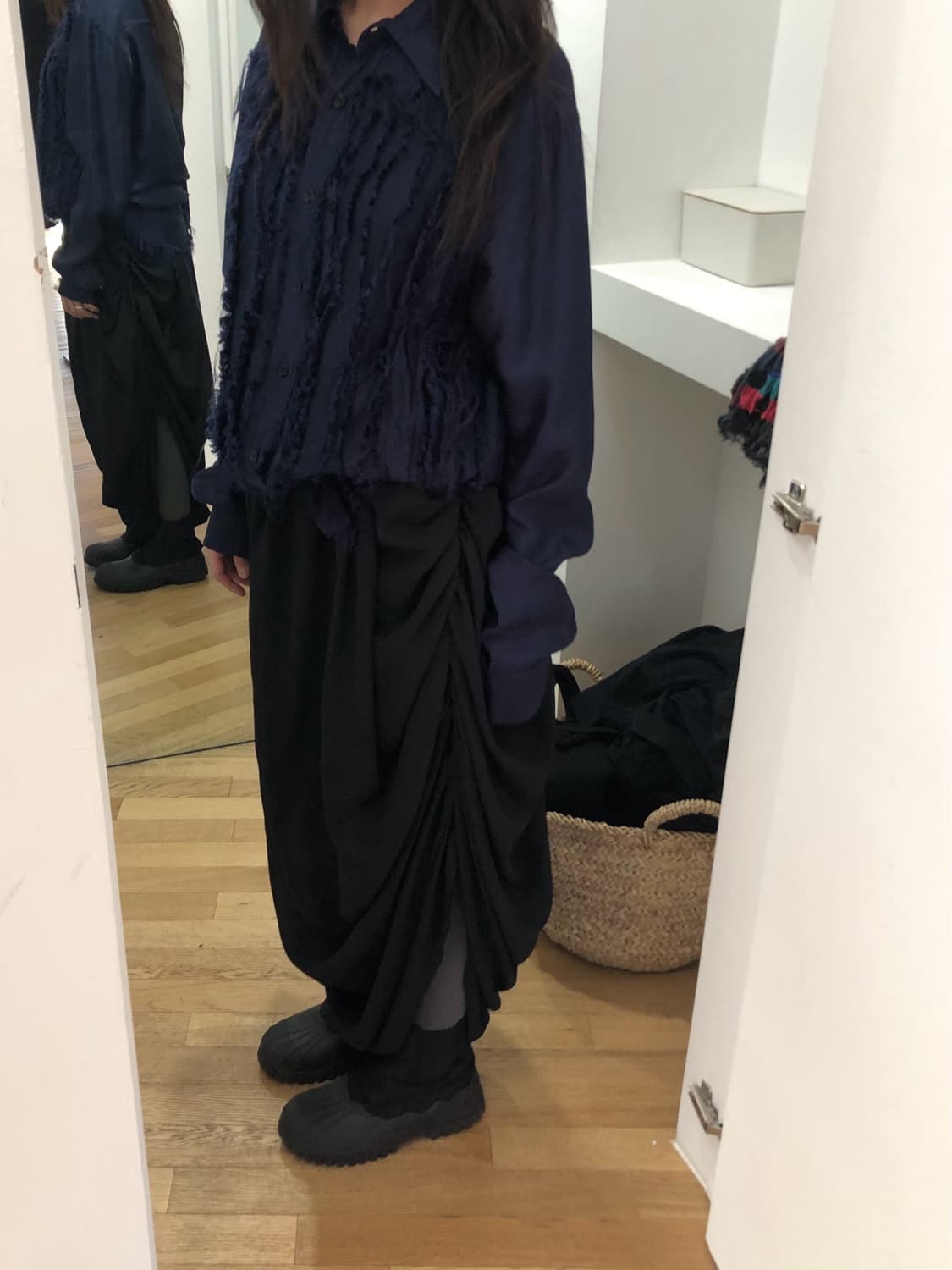 꼼데가르송 셔링 스커트 상품이미지7