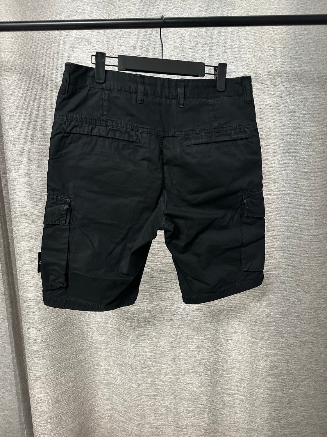 스톤아일랜드 코튼 하프팬츠 블랙 (30) 상품이미지2