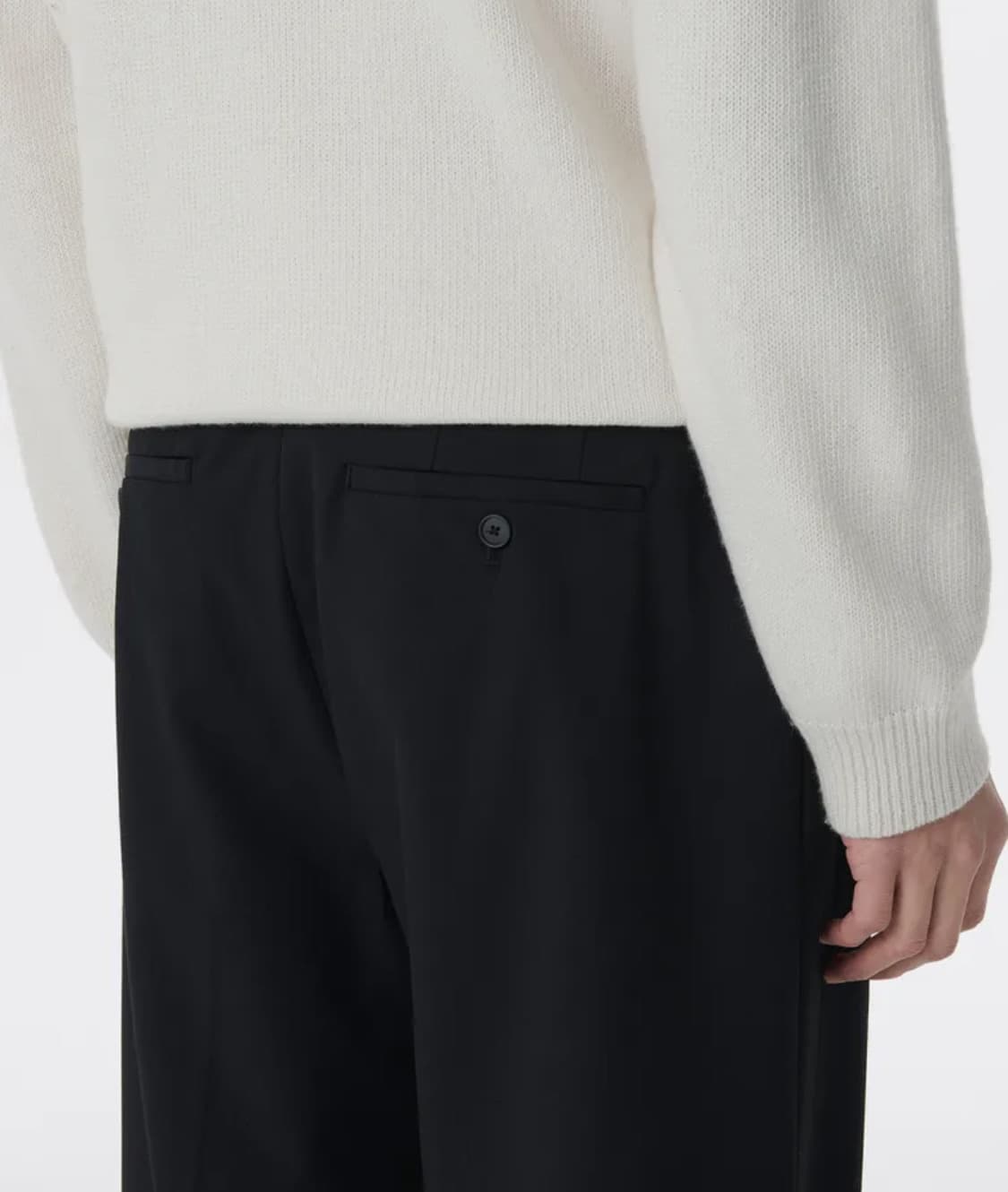 밴딩 와이드 슬랙스 34 (수트 셋업) 상품이미지5