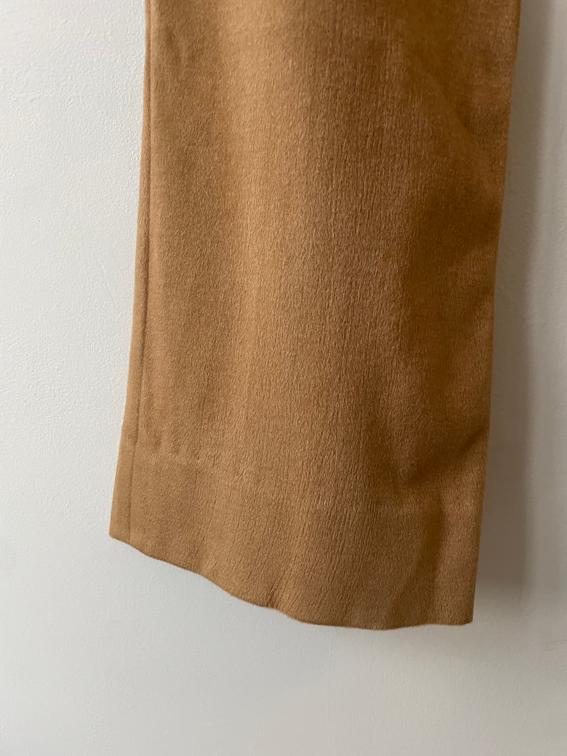 vintage camel fur boot cut pants 상품이미지5