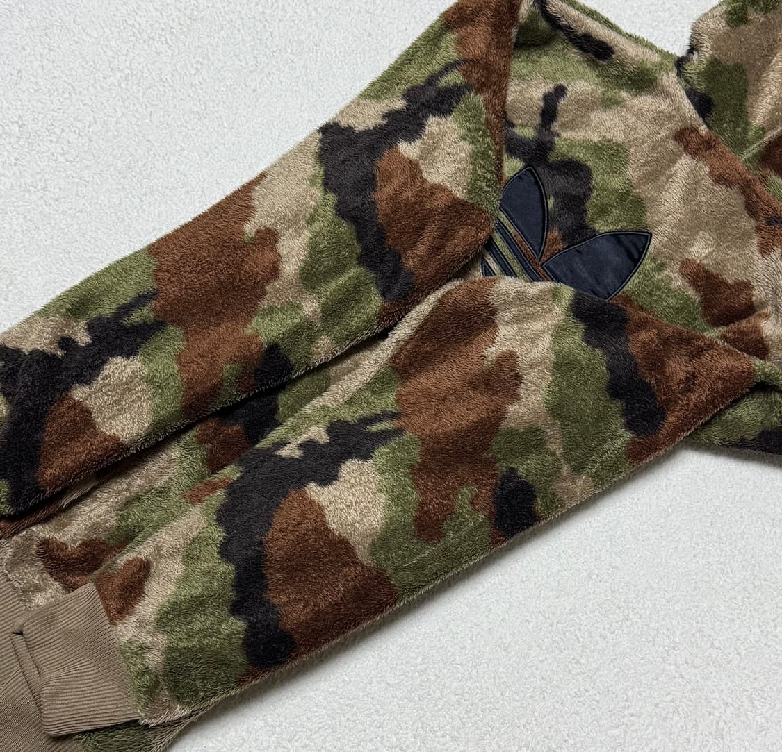 아디다스 카모 쉐르파 후드집업 상품이미지8