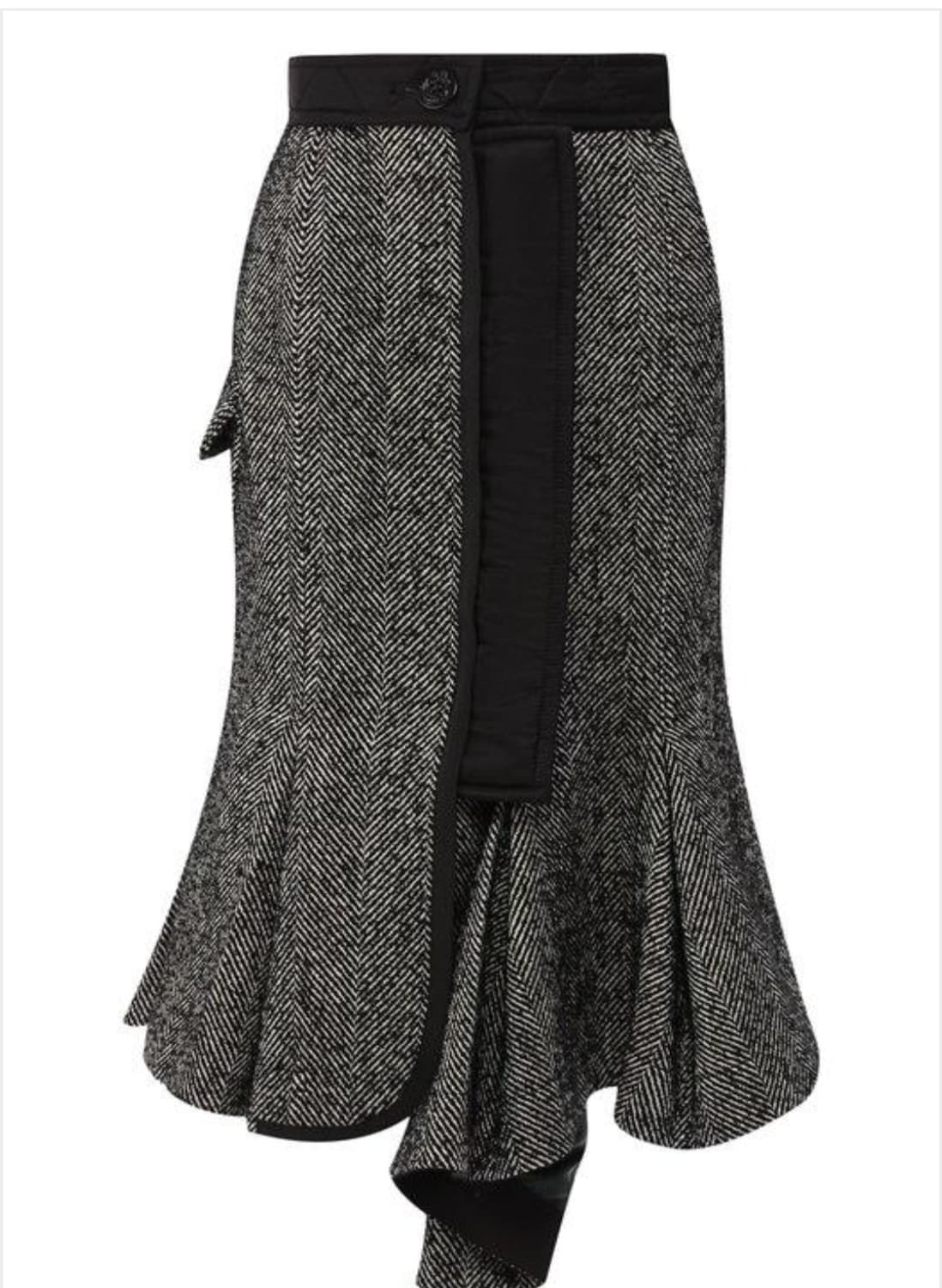 정품 사카이 sacai헤링본 플레어 스커트 55-66 상품이미지1