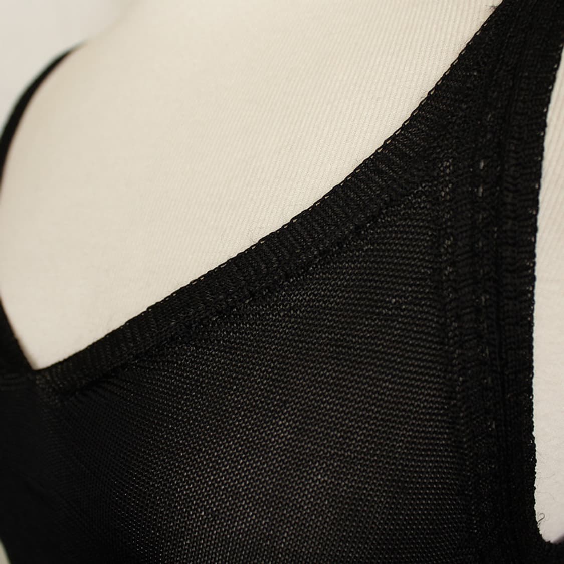 이세이FETE 블랙 측면 스트링 나시 니트 상의 3 상품이미지5