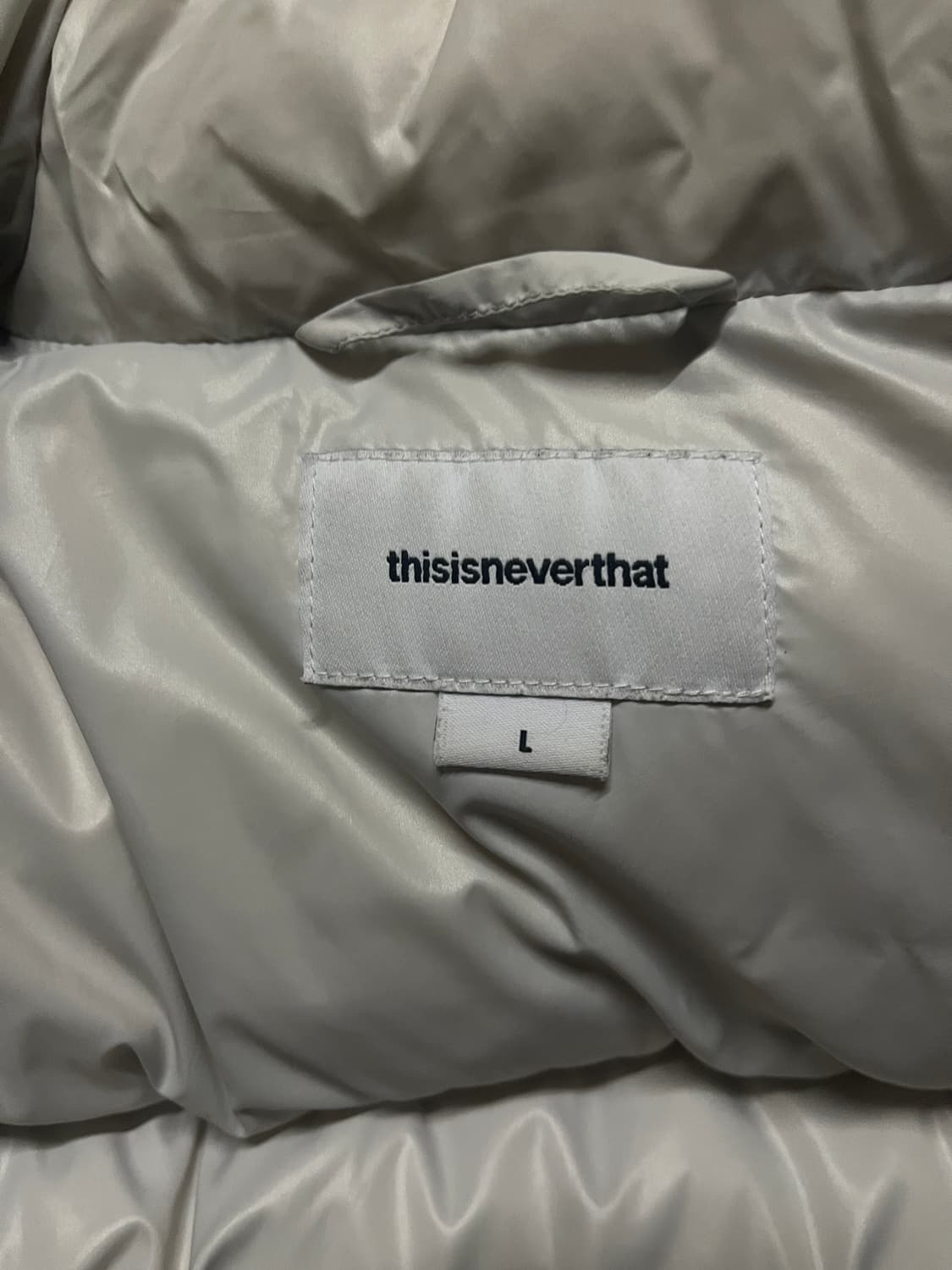 This is never that 그레이 패딩  L 상품이미지5