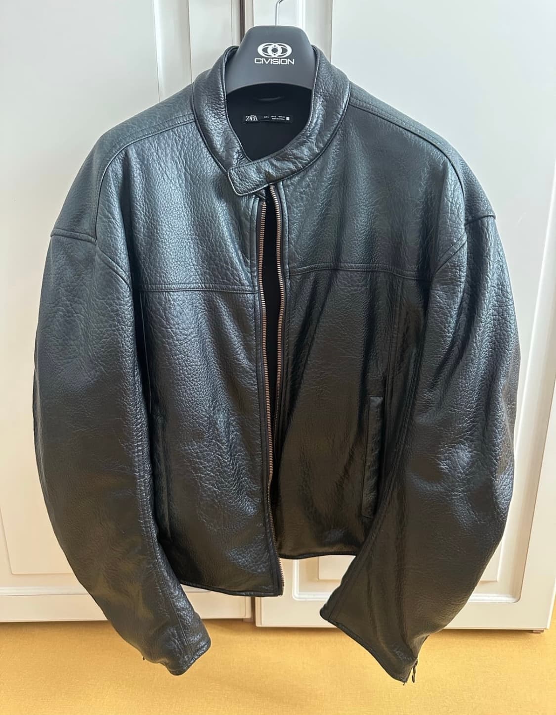 자라 라이더 버팔로 소가죽 자켓 XL 상품이미지2