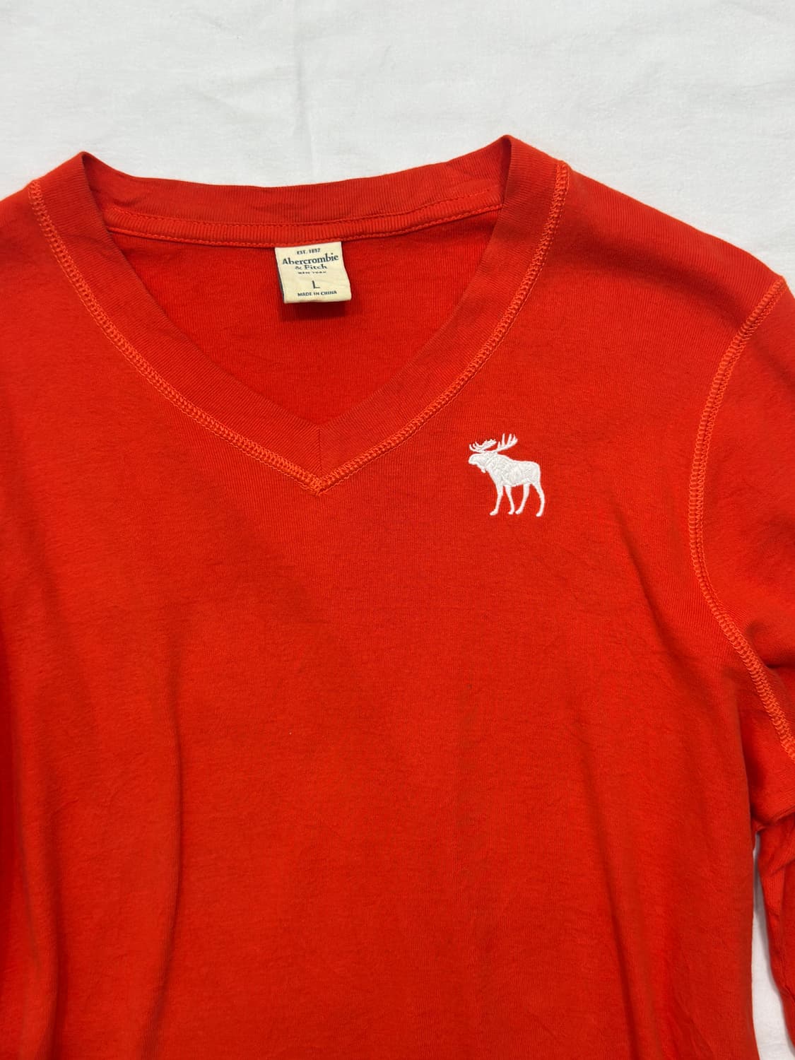 abercrombie&fitch orange longsleeve 상품이미지4