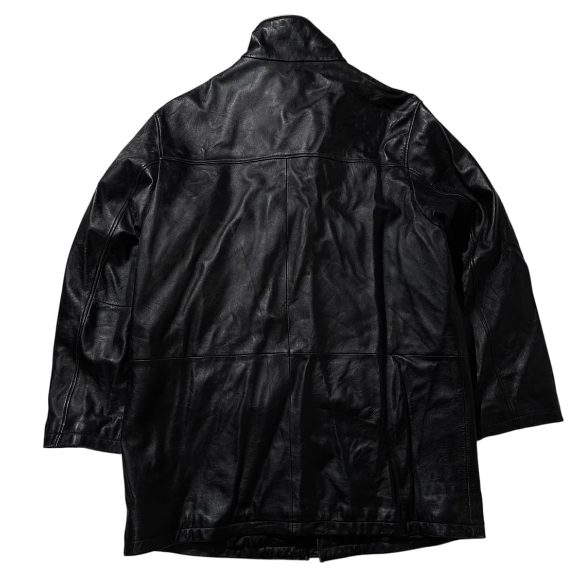 Piccolo Negozio 램스킨 싱글 레더 카코트 블랙 상품이미지2