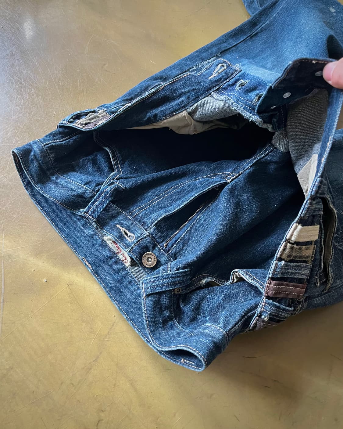 90s GUMU International 2-Waist Denim 상품이미지7