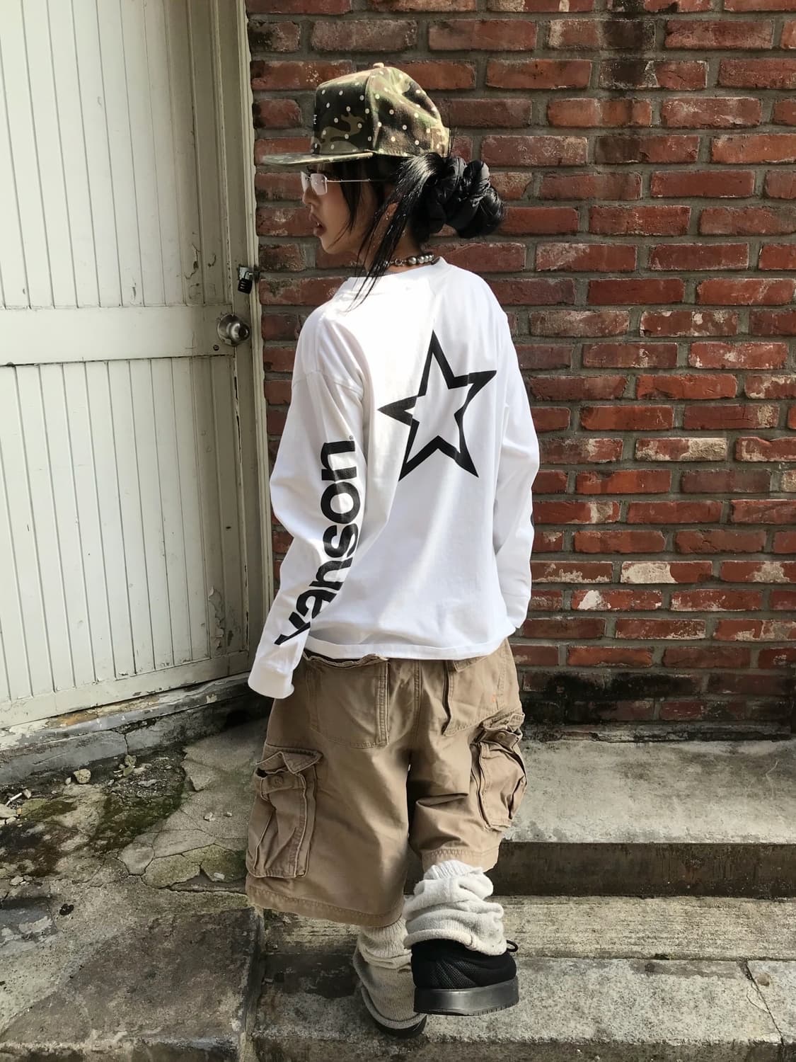 < Vanson Leathers One Star !!! L/S > 상품이미지2