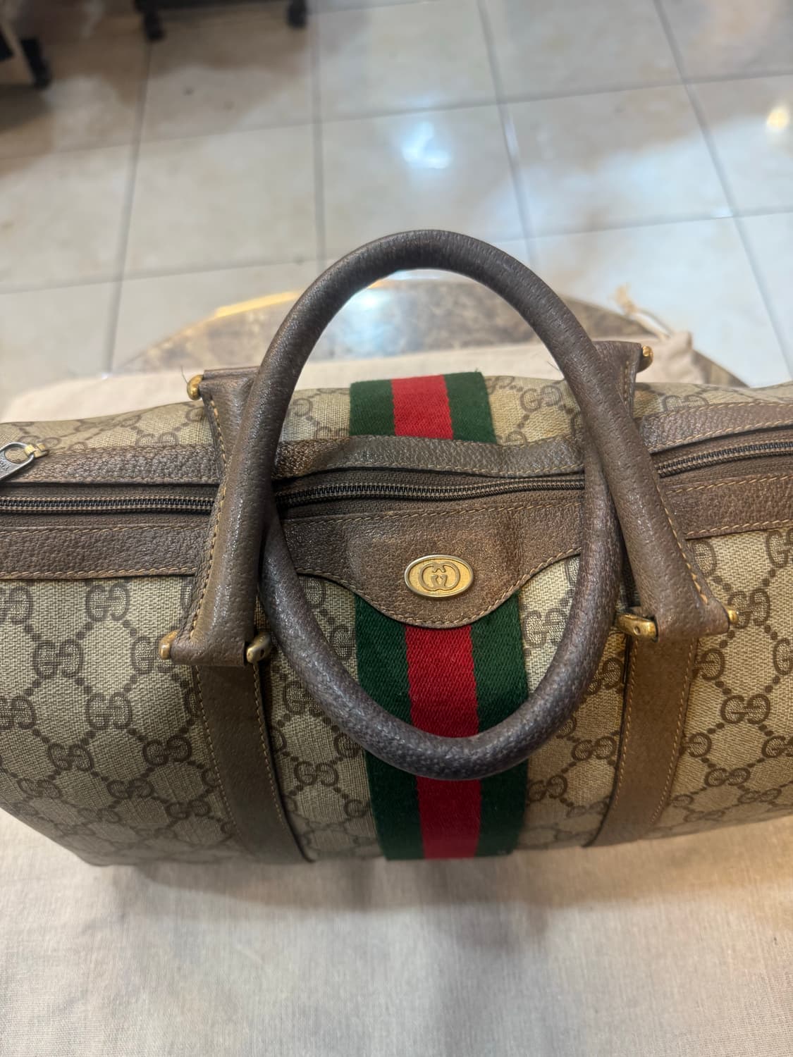 정품 구찌 오디피아 빈티지 토트백 팝니다 상품이미지2