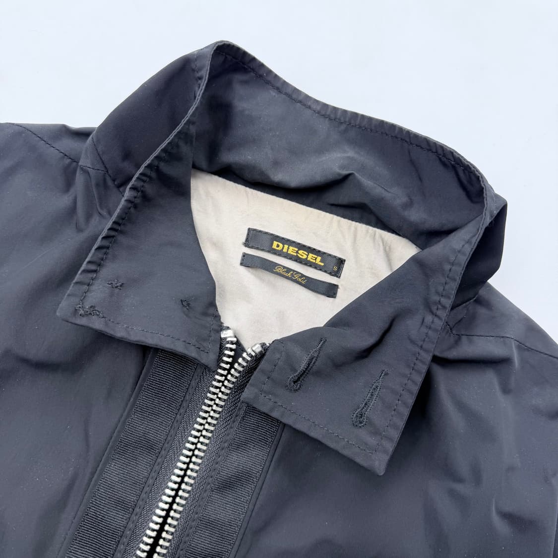 디젤 블랙 골드 해링턴 자켓 상품이미지3