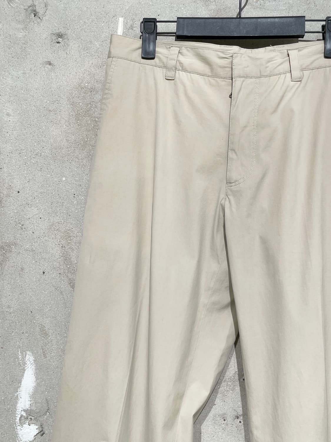 프라다 라이트 베이지 코튼 팬츠 상품이미지2