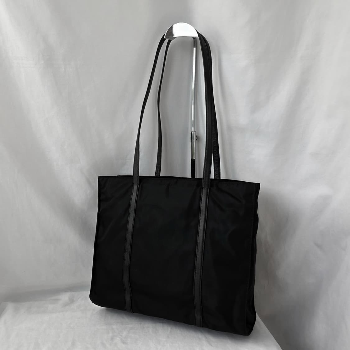 [정품 PRADA] 프라다 가죽 긴줄 나일론 숄더백 쇼퍼백 상품이미지2