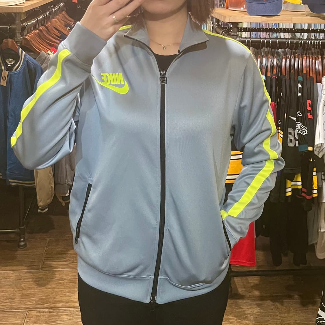 [HI] 나이키 트레이닝 집업 그레이 상품이미지2