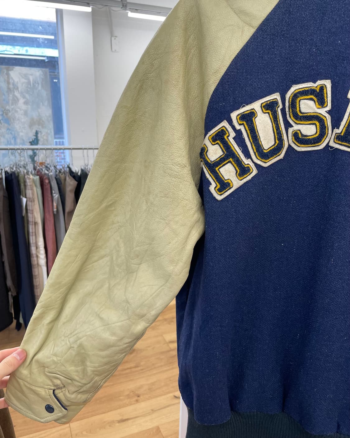 [L] 80s 빈티지 바시티 자켓 상품이미지8