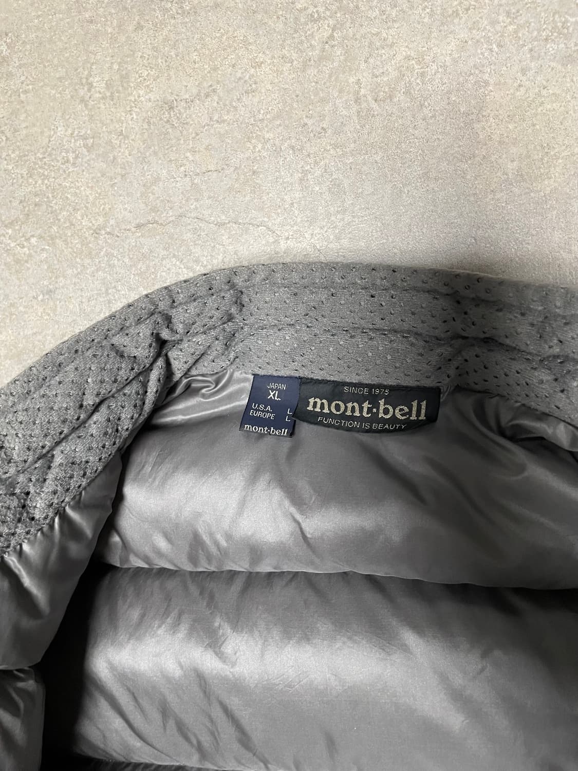 빈티지 몽벨 라이트 알파인 구스 다운 패딩 자켓 블랙 상품이미지4
