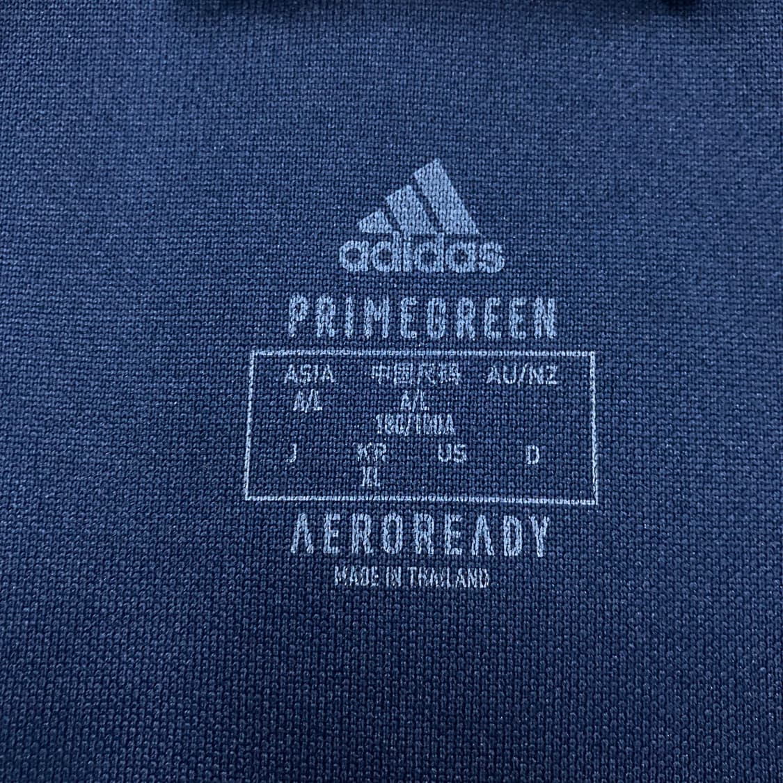아디다스 네이비 컬러 스몰 로고 삼선 트랙탑 져지 상품이미지3