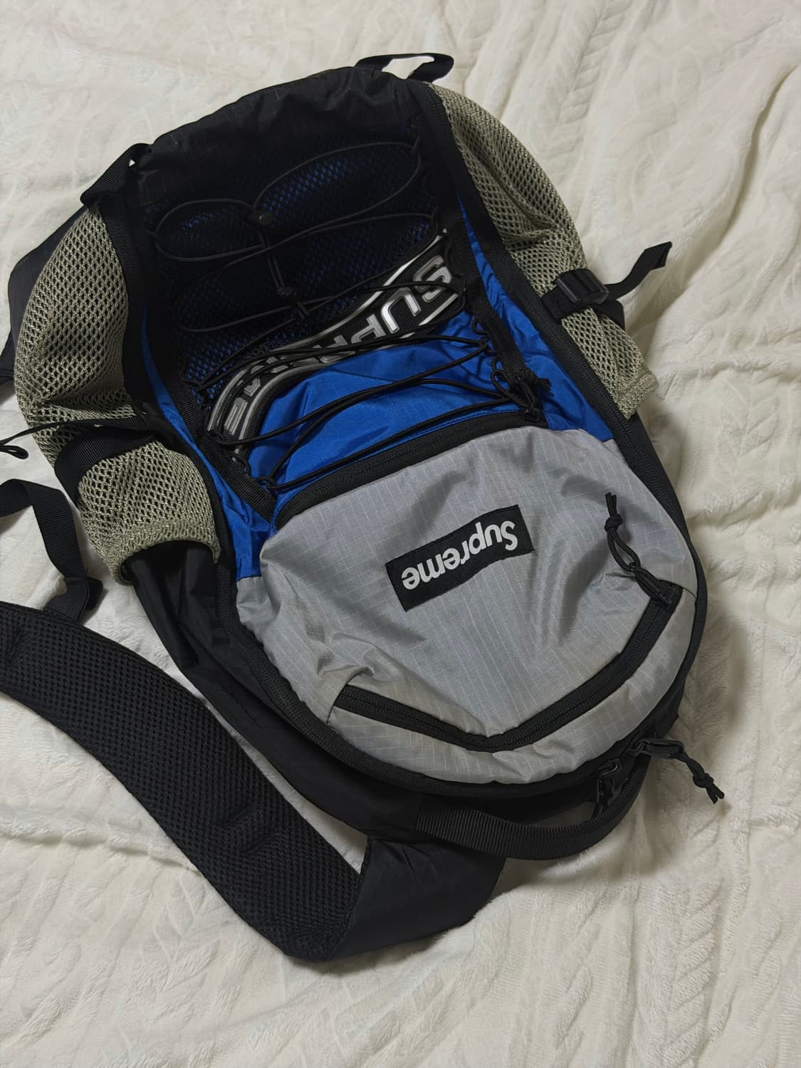슈프림백팩 블루 상품이미지2